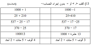 امتحان للصف الرابع